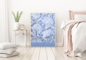 William Morris Blue Art Print, 3 of 3