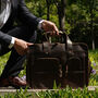 Genuine Leather Briefcase With Luggage Strap, thumbnail 12 of 12