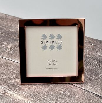 Sixtrees Copper Square Photo Frame, 2 of 3