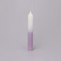 Set Of Two Ava Purple Ombre Pillar Candles By G Decor, thumbnail 2 of 3