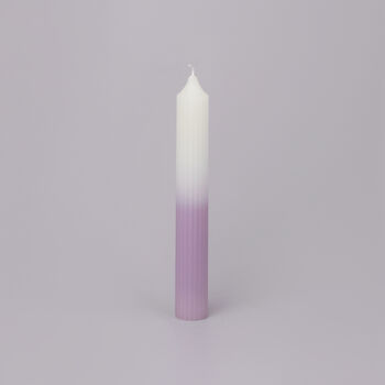 Set Of Two Ava Purple Ombre Pillar Candles By G Decor, 2 of 3