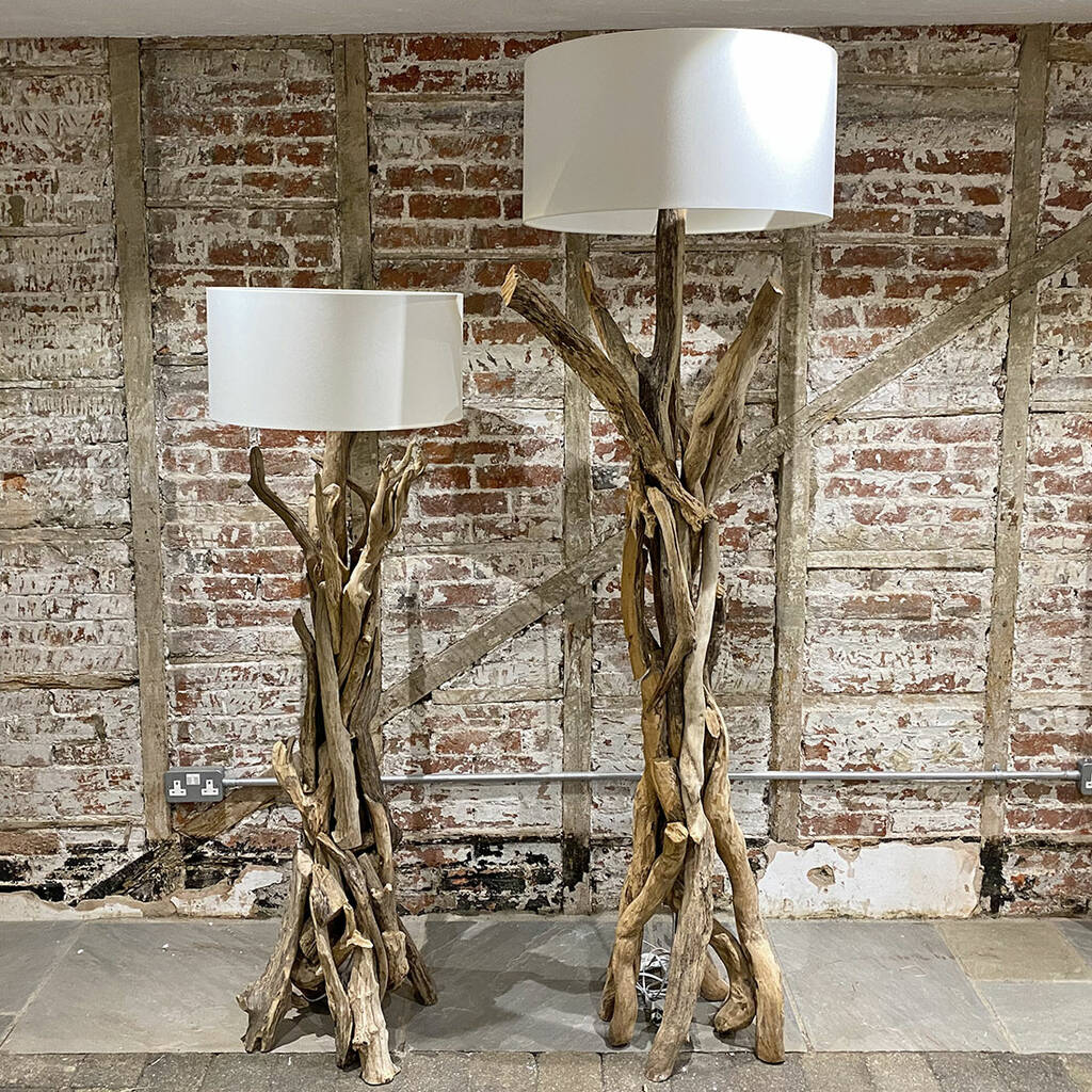 Branched Driftwood Floor Lamps By Doris Brixham | notonthehighstreet.com