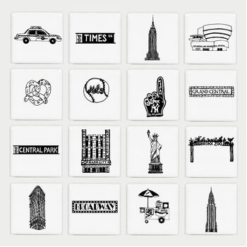 New York Illustrated Wall Art Large, 6 of 7