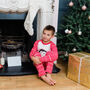 Personalised Nordic Penguin Kids Christmas Pyjamas, thumbnail 8 of 12