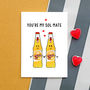 'Sol Mates' Funny Beer Valentine's Card, thumbnail 1 of 2