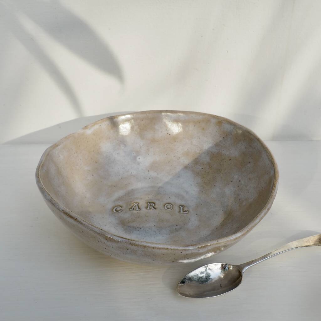 Handmade Personalised Everyday Ceramic Bowl, 1 of 5