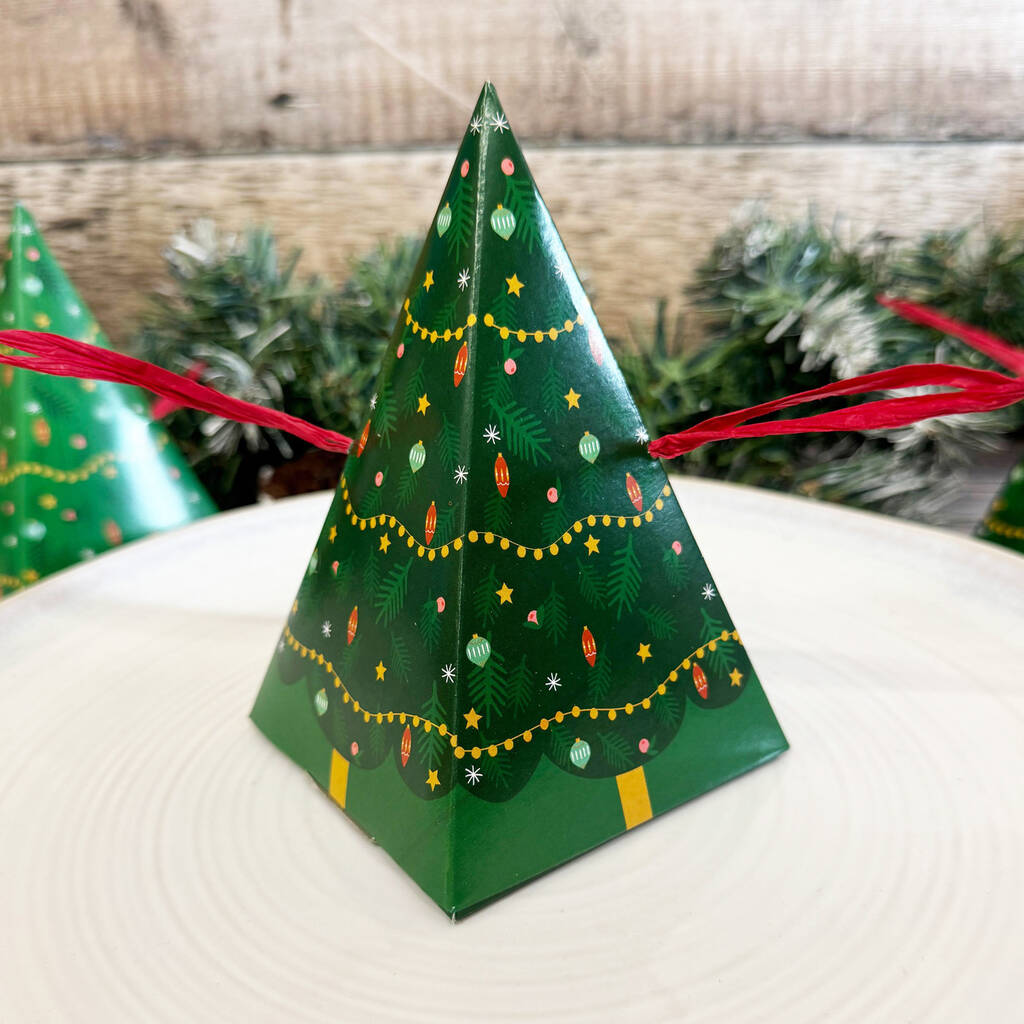 Green Tree Novelty Christmas Crackers Set Of Six, 1 of 5