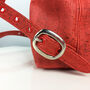 Sustainable Cork Small Backpack Red, thumbnail 6 of 10