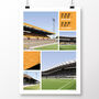 Views Of Boothferry Park And Hull City Stadium Poster, thumbnail 2 of 7