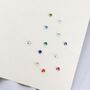 Sterling Silver December Birthstone Earrings, thumbnail 4 of 12