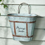 Personalised Vintage Effect Planter With Handle, thumbnail 3 of 6