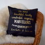 Personalised Marvellous Mum Cushion, thumbnail 3 of 3
