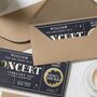 Personalised Gold Foil Scratch Reveal Concert Voucher, thumbnail 6 of 9