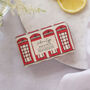 Telephone Box Luxury Soap Zesty Lemon Drizzle, thumbnail 1 of 4