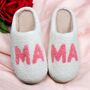 Cozy Plush Mama Mothers Day Slippers, thumbnail 2 of 7