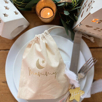 Personalised Table Setting Christmas Gift Bag, 4 of 12