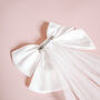 Hen Party Veil With Bow Evening Wedding Veil, thumbnail 9 of 9