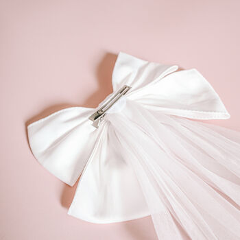 Hen Party Veil With Bow Evening Wedding Veil, 9 of 9