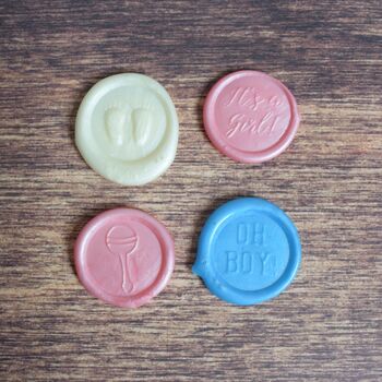 Self Adhesive Christening Wax Seal Stickers, 3 of 7