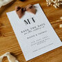 Personalised Floral Initials Wedding Save The Dates Ribbon, thumbnail 1 of 4