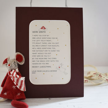 Personalised Christmas Eve Santa Letter Poem, 3 of 4