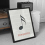 Semiquaver Note Print | Music Theory Poster, thumbnail 6 of 10