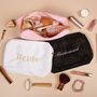 Personalised Bridal Make Up And Cosmetics Bag, thumbnail 1 of 7