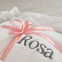 Personalised Soft Baby Dressing Gown In White, thumbnail 8 of 10