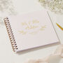Personalised Gold Foil Wedding Guestbook, thumbnail 2 of 4