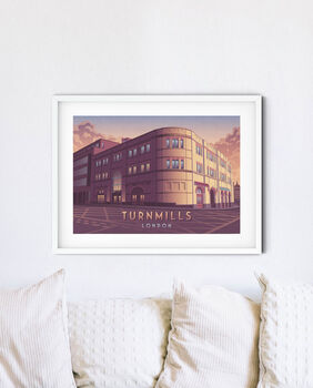 Turnmills London Travel Poster Art Print, 3 of 8