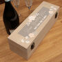 Personalised Floral Birthday Hinged Bottle Gift Box, thumbnail 1 of 2