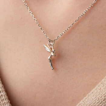 Fairy Charm Sterling Silver Necklace, 5 of 8