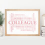 Favourite Words Personalised Word Cloud Print, thumbnail 7 of 12