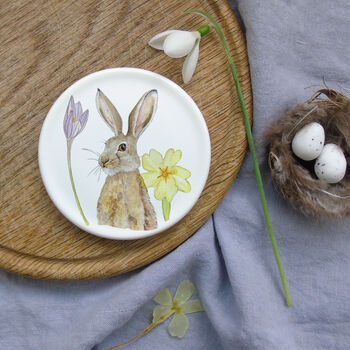 Hare Fine Bone China Mug And Coaster Gift Set, 2 of 5