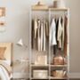 Portable Wardrobe With Hanging Rods And Shelves, thumbnail 2 of 12