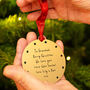 Personalised Message Gold Christmas Decoration, thumbnail 1 of 7
