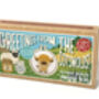 Greetings From The Cotswolds! Cow Mini Matchbox Cross Stitch Kit, thumbnail 6 of 11