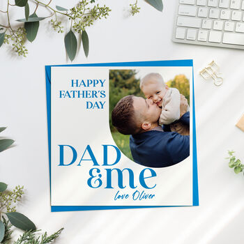 Dad And Me Personalised Father's Day Card, 3 of 3