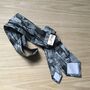 Liberty Tie/Pocket Square/Cuff Link In Black Cityscape, thumbnail 4 of 4