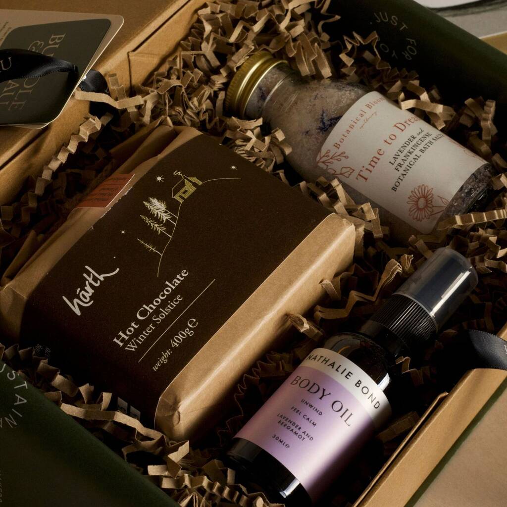 Christmas Pamper Gift Box, Christmas Eve Cosy Gift Set, 1 of 9