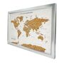 Travel Gifts World Map Cork Board With Pins, thumbnail 5 of 11