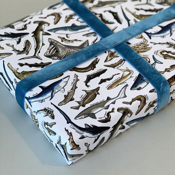 Sharks Species Wrapping Paper Set, 3 of 12