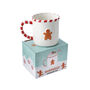 Christmas Gingerbread Lady Stoneware Festive Mug, thumbnail 2 of 6