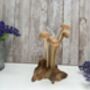 Assorted Wooden Mushroom Forest On Teak Root Wood, thumbnail 6 of 12