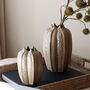 Taupe Ceramic Seeded Pod Vase, thumbnail 2 of 3