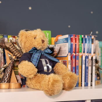 Classic Teddy Bear With Initial Shirt, 4 of 7