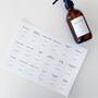 Small Bottle Sized Minimalist Personalised Labels, thumbnail 1 of 10