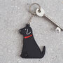Black Labrador Key Ring Personalisation Available, thumbnail 3 of 6