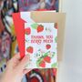 Strawberry Thank You Card, thumbnail 3 of 5