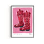 Cowboy Boots Hand Painted Art Print, thumbnail 6 of 6